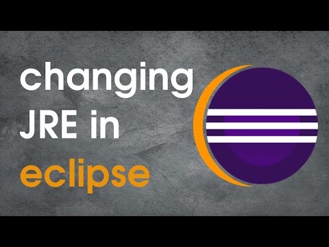 Using different JRE in eclipse other than the default one