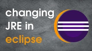 Using different JRE in eclipse other than the default one