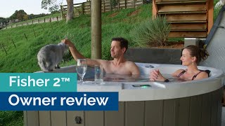 Fisher 2™ spa owner review - Compact spa for a small space