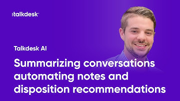 Automating notes and disposition codes with Talkdesk Copilot