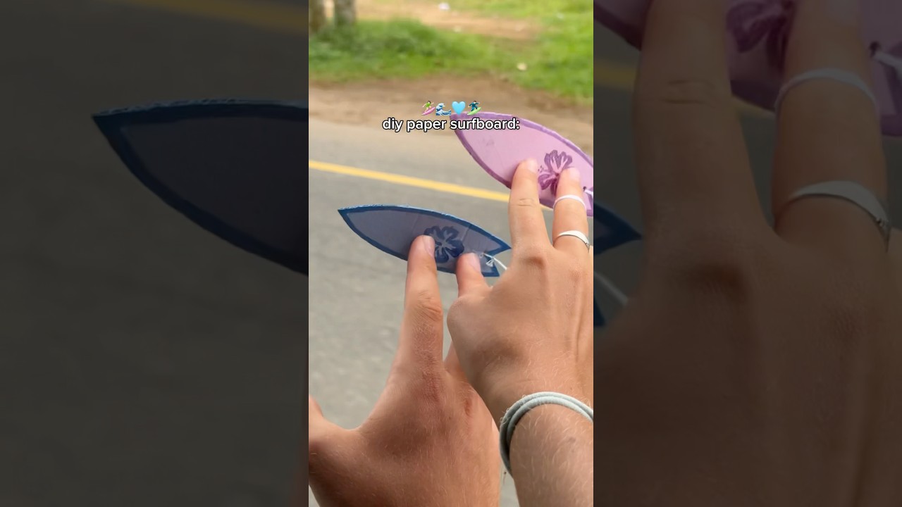 🏄🏻‍♂️🌊🏄🏻‍♀️ Cardboard SURFboards 😍🥹 DIY Summer Beach Craft Idea 🐬 Tutorial 