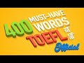 400 musthave words for the toefl  official