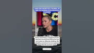 Kids Are More Important! Jaime King Postpones Lavish Wedding #jaime