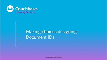 CB105 Lesson 4 - Making choices designing document IDs