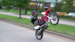 12 o'clock boys|| Motocross Supermoto Wheelie and Stunt