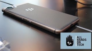 First Look At Blackberry Keyone Bronze - All Hands On Tech At Ces 2018