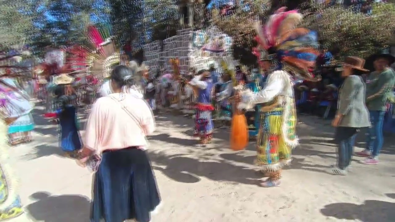 Danza de concheros en el SANTUARIO DEL SEÑOR DEL CERRTO Jiquipilco Edo Mex.