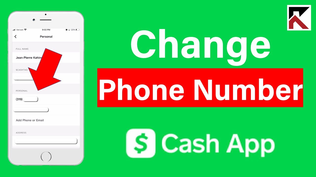 How To Change Your Phone Number Cash App Youtube