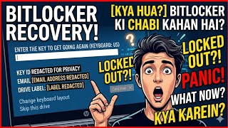 How to unlock Bitlocker !! Bitlocker Recovery!! 💯💯. unlock bitlocker in laptop.