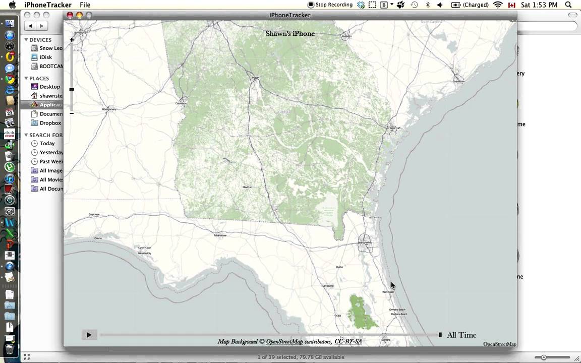 iPhone Location Tracking (locationgate)