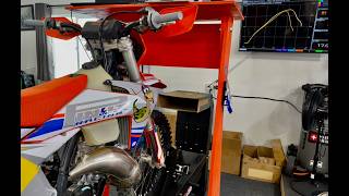 Big power for little money on the 24-27 KTM 150 XCW.  Bottom to top power.