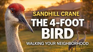 Sandhill Crane: The 4-Foot Tall Bird Walking Through Florida Neighborhoods