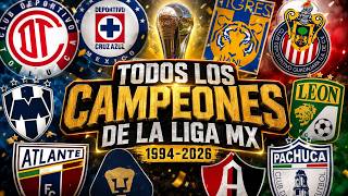 Todos los campeones de la Liga MX | 1944-2026