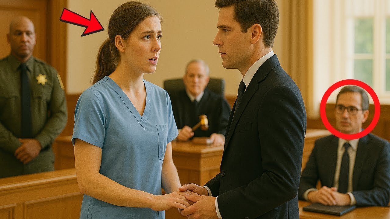 Nurse got married in her scrubs in the court room. 24 hours. later her