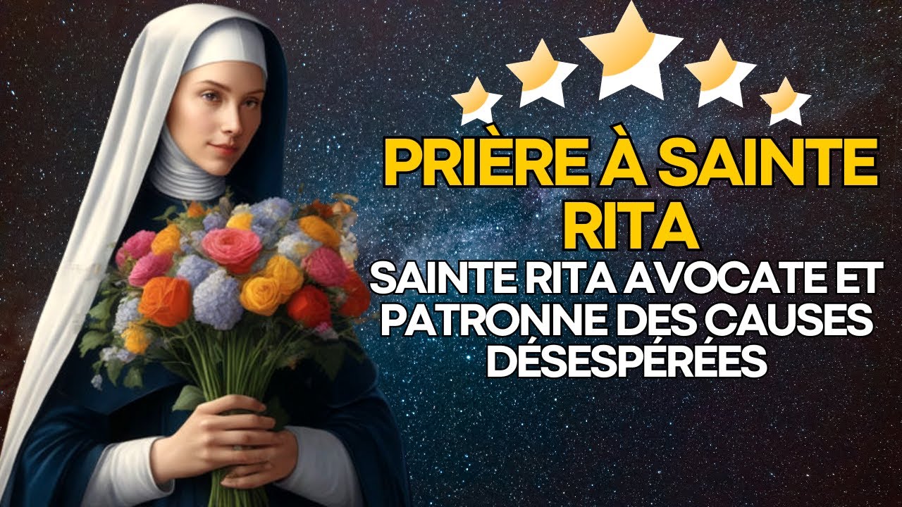 🙌🏻 Prière à Sainte Rita 🙏Sainte Rita avocate et patronne des causes