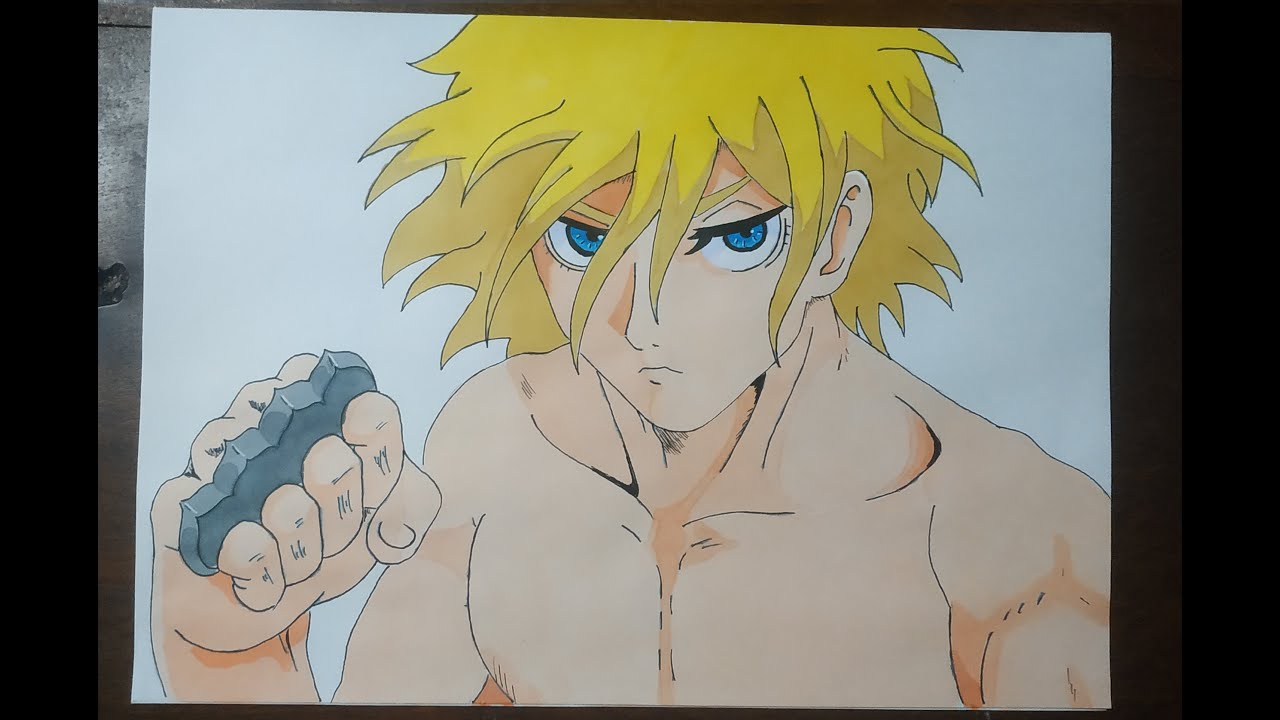Como dibujar a Adam del anime Shuumatsu no Valkyrie: Record of Ragnarok ...