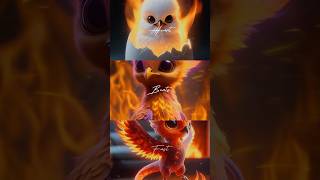 The young phoenix rises from the ashes, unbroken and unafraid.