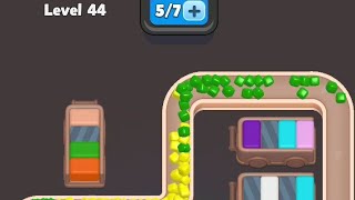 Car Loop Block Sort Level 44 Walkthrough Gameplay Android,iOS 
