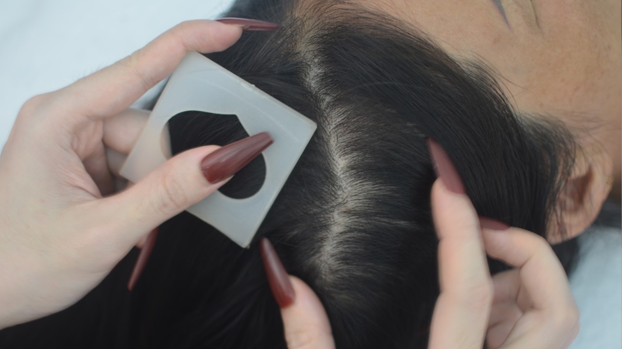 Gentle Hair Play ASMR With Tools and Long Nails, Scalp Scratching For Deep Sleep