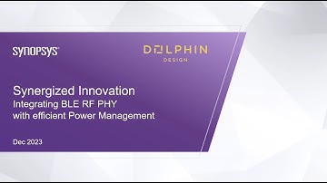 Synopsys & Dolphin Design: Webinar