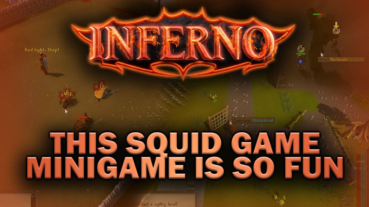 This Squid Game minigame is so much FUN! + Giveaway [Inferno RSPS]