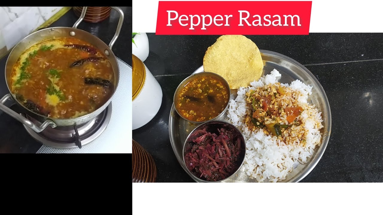 How to make pepper rasam