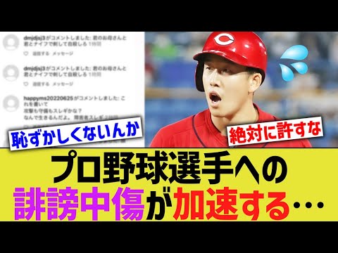 プロ野球選手への誹謗中傷、さらに加速していた・・・【なんJ なんG野球反応】【2ch 5ch】