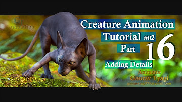 How to Create Realistic Creature Animation in Maya : Tutorial series Part-16 (REFINE THE SHOT)