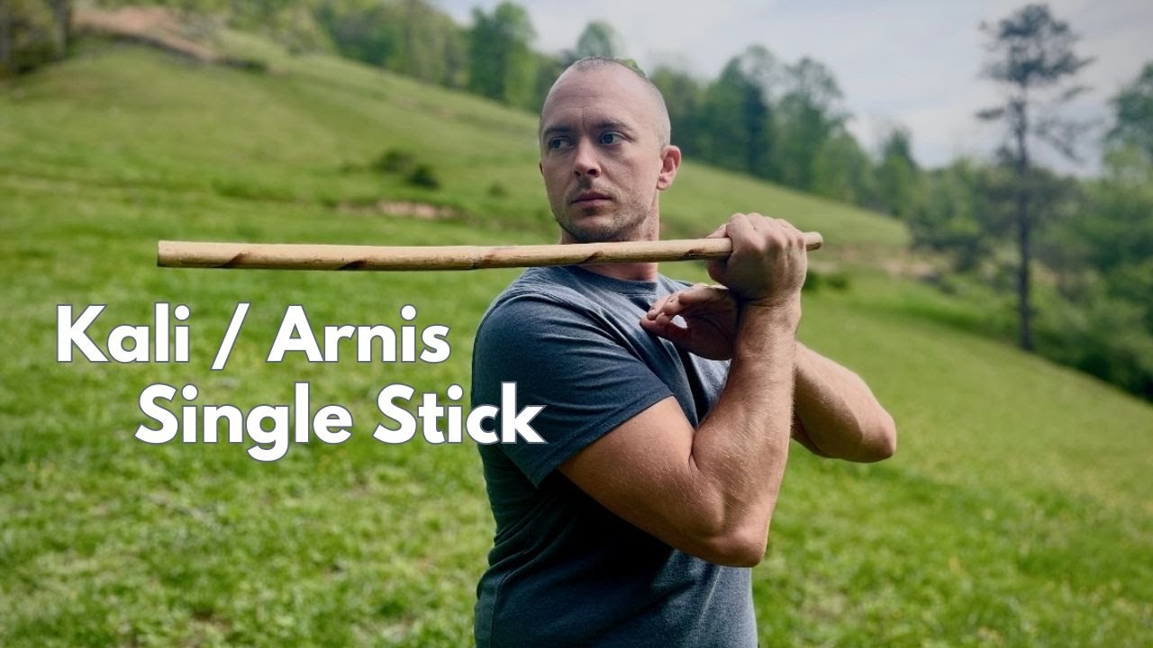Kali Arnis Single Stick Drill Filipino Martial Arts Stick Fighting