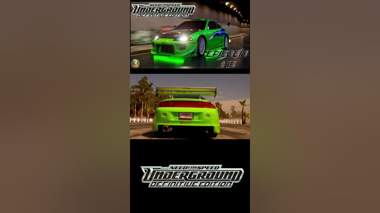Rapido y Furioso (2001) Brian (Mitsubishi Eclipse 1995) NFS U1 ...