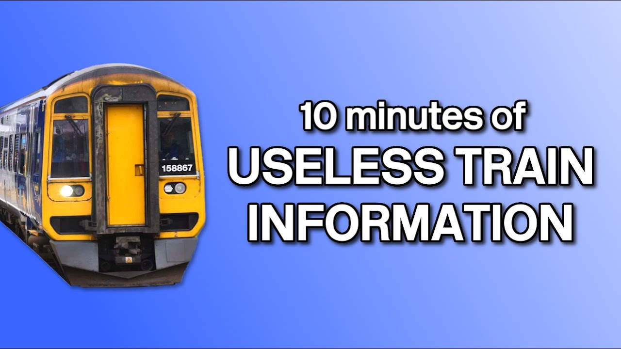 10 минут бесполезной информации о поездах
