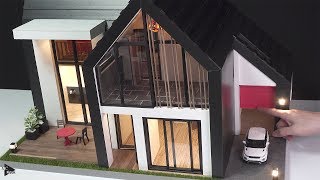 How to Make Dream Mini House #8 - Garage (overhead door)