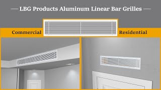 How To Install Linear Bar Grille & Air Grille