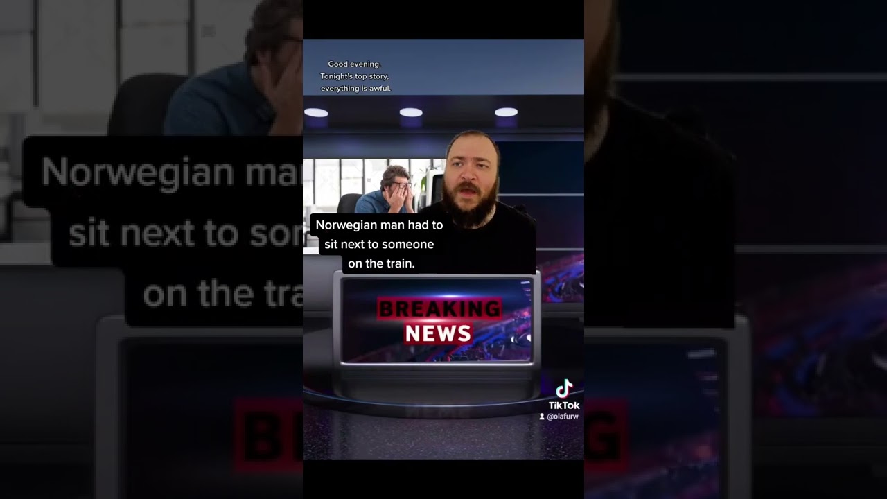 Norwegian Man on the Train.