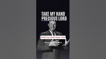 Jim Reeves - Take my hand, Precious Lord. ⭐ #country #countrymusic #countrysongs #christianmusic