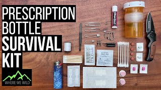 How to make a PRESCRIPTION BOTTLE SURVIVAL KIT