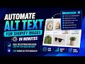 Add Alt Text to Shopify Images Automatically with Shopify App - GoodySell: AI Alt Generator