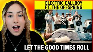 Electric Callboy + The Offspring?! 🤯 | Electric Callboy - LET THE GOOD TIMES ROLL | Singer Reacts