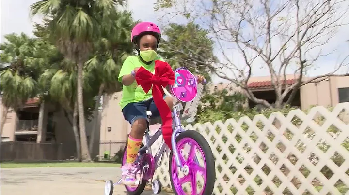 Miami-Dade girls gifted with customized bicycles o...