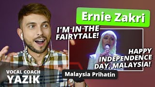 Vocal Coach Yazik Reaction To Ernie Zakri  Malaysia Prihatin symphony Version