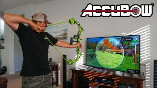 VIRTUAL Bowhunting w/ Accubow Green Mantis - How it works & GamePlay screenshot 1