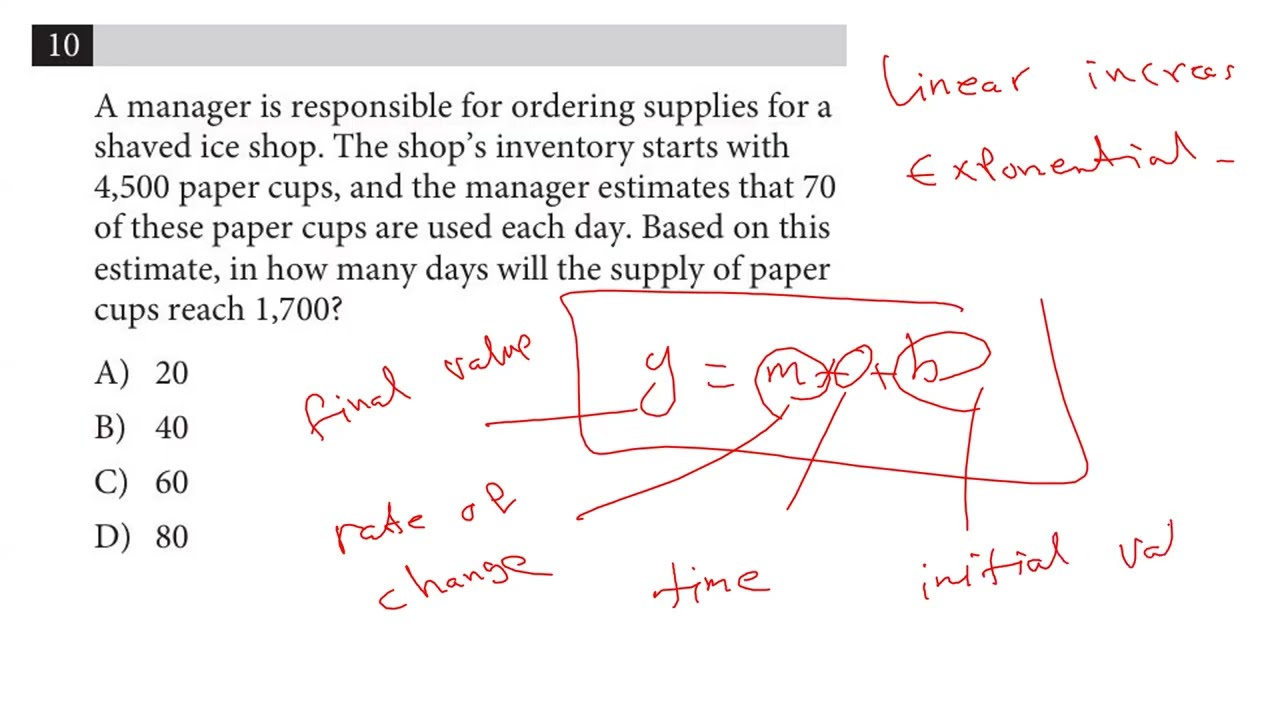 SAT Math Final Revision   March 26