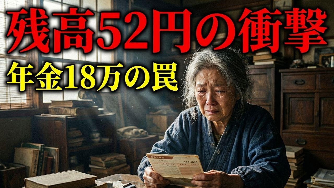月18万で安泰のはずが…78歳女性の残高52円。老後破産の衝撃実態