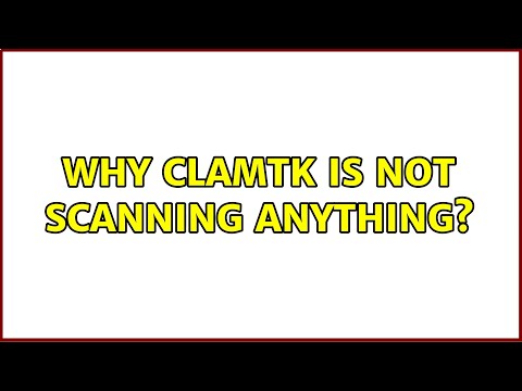 Ubuntu: Why Clamtk is not scanning anything?