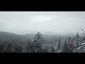 Adirondack winter scenes an adirondack winter as seen from a drone