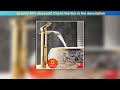 Unboxing Basin Faucet Gold and white Waterfall Faucet Brass Bathroom Faucet Bathroom Basin Faucet M