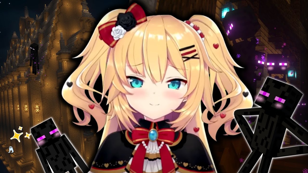 Enderman Can't Stop Spawning At Haachama's Hogwarts【Hololive ENG Sub