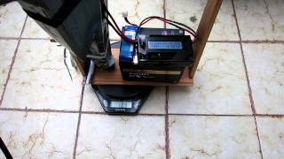 Static thrust test JPower 50mm F35 with Neutron 4900kv 6-blade clone fan