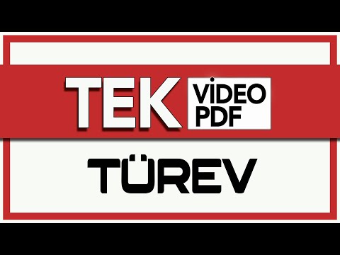 TÜREV | TEK VİDEO + TEK PDF | Rehber Matematik