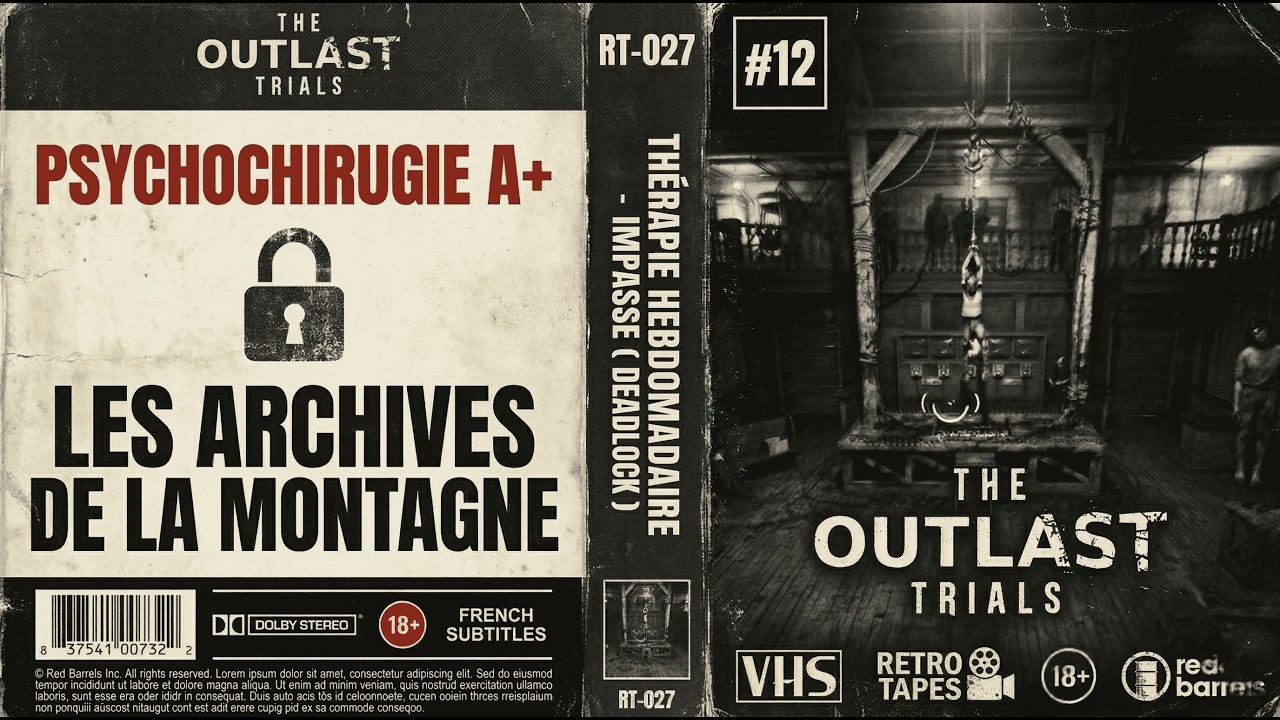Outlast Trials Psychochirugie : Retro VHS-27 ⊱ Routine Thérapie Impasse ﹙Deadlock﹚